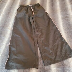 Wide Leg Bow Track Pants Size L